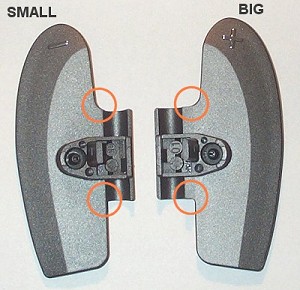 E46 M3 SMG Paddles - Large vs. Small