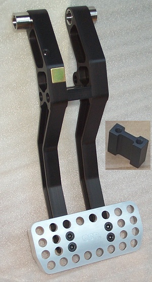 P7 brake pedal with 'bridge'