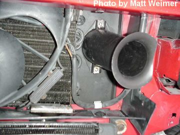 The E3 trumpet as it sucks air from behind the bumper