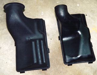 Comparison of the original airbox to the EVO unit