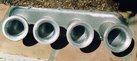 A look down the polished intake side
