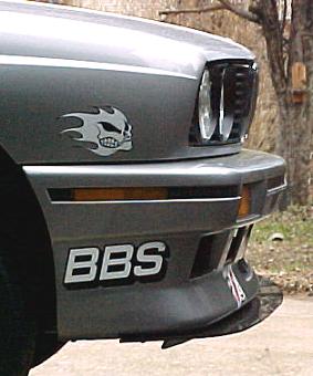 Custom splitter installed
