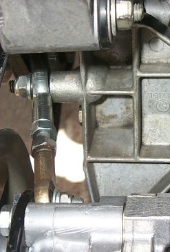 Heim jointed tightening bracket on new P/S pump
