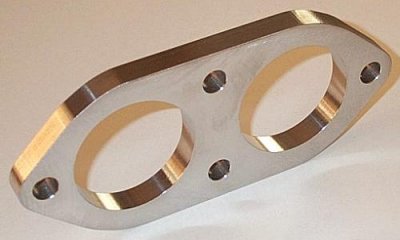 Custom made 304 stainless Evo III spec flange 