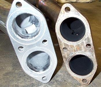 A comparison of the secondary sizes - 2.5L Gr A vs. 2.3L Gr A 