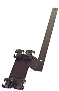 Low-crossfire routing bracket w/ MSD wire separators