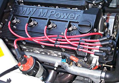 Magnecor ignition wires w/ low-crossfire routing bracket