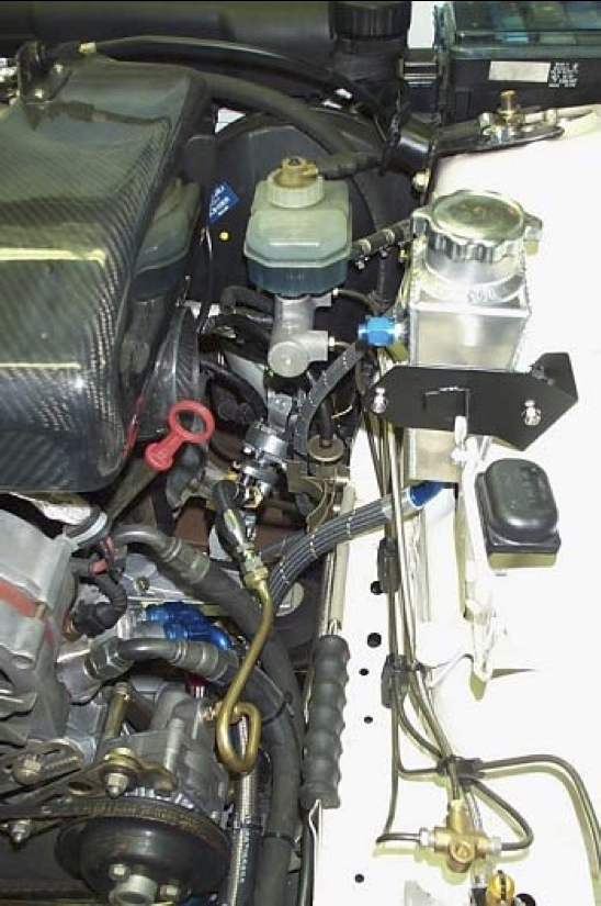 custom power steering hose layout