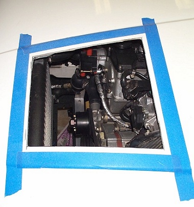 a look at the exact location of the vent relative to the radiator