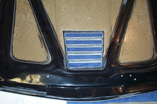 Underhood view of vent location