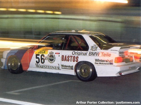 Gr A E30 M3 in 1988 at the Nurburgring