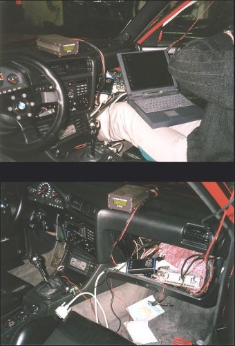 Tuning the Alpha-N module with a laptop on a dyno