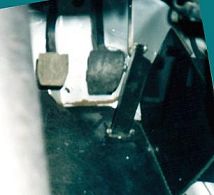  The pedal arrangement 