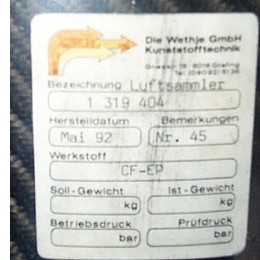 The famous Die Wethje sticker on the 1992 DTM airbox