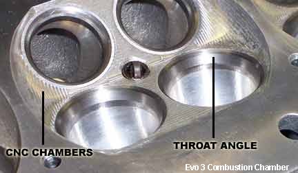 Evo 3 combustion chamber