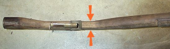 A major constriction in the factory exhuast layout