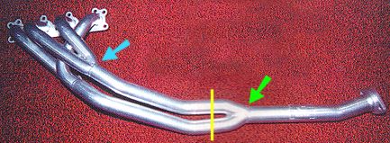 A typical Tri-Y header design