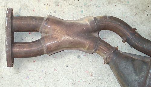 The S14 X-pipe  - up close