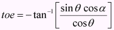 E30 Rear Semi-Trailing Arm Toe Equation